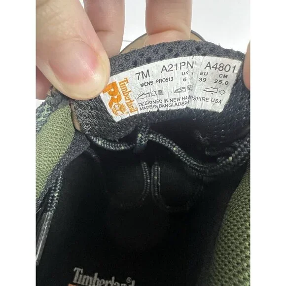 Timberland PRO Reaxion Composite Safety Toe brown sneaker NEW Men's 7M Women’s 9 - Picture 6 of 6